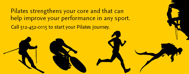 Pilates strengthens your core and can improve athletic performance.